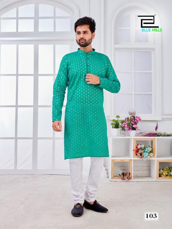 Blue Hills Mens Fancy Designer Kurta Collection